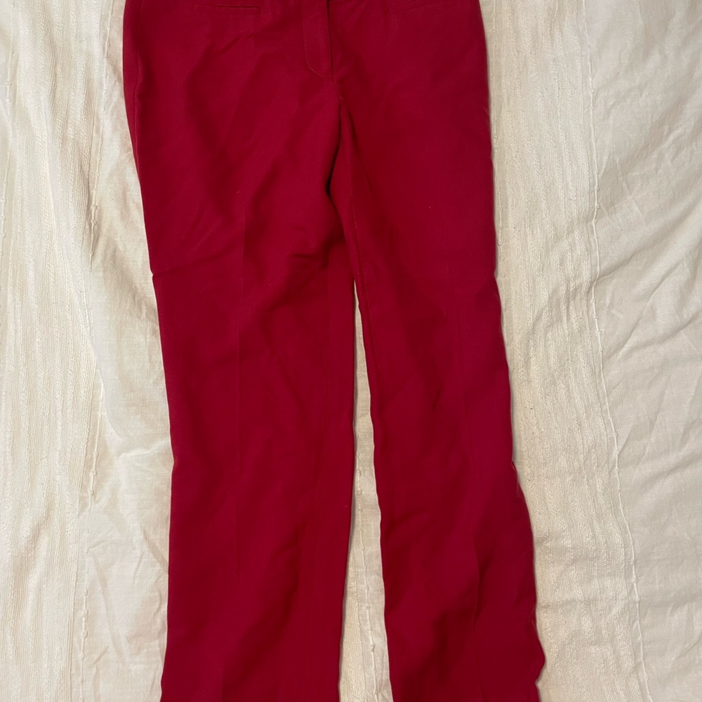 LOFT Cherry Red Trousers